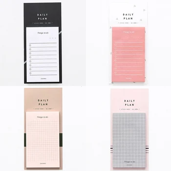 

1Pc 3 Colors Weekly Monthly List Memo Pad N Times Sticky Notes Bookmark School Office Supply