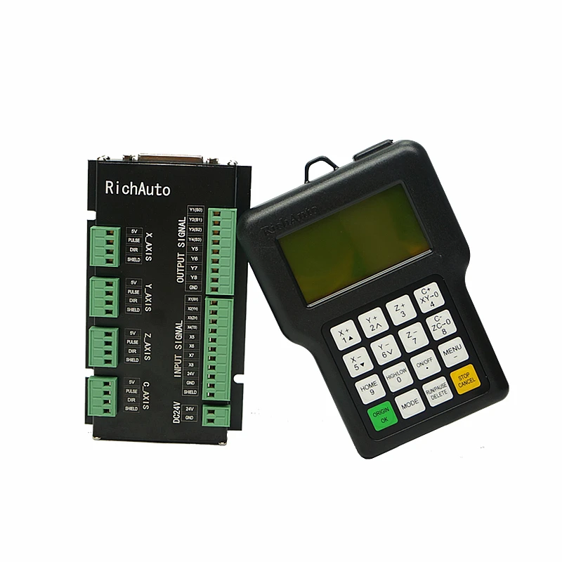 Richuto DSP A18 ЧПУ DSP управление Лер 4 оси система управления для фрезерного станка с ЧПУ