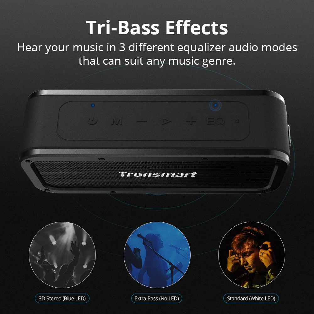 Tronsmart элемент силы Bluetooth динамик 40 Вт IPX7 водонепроницаемый TWS стерео звук беспроводной BT 5,0 динамик Поддержка NFC/TF карты