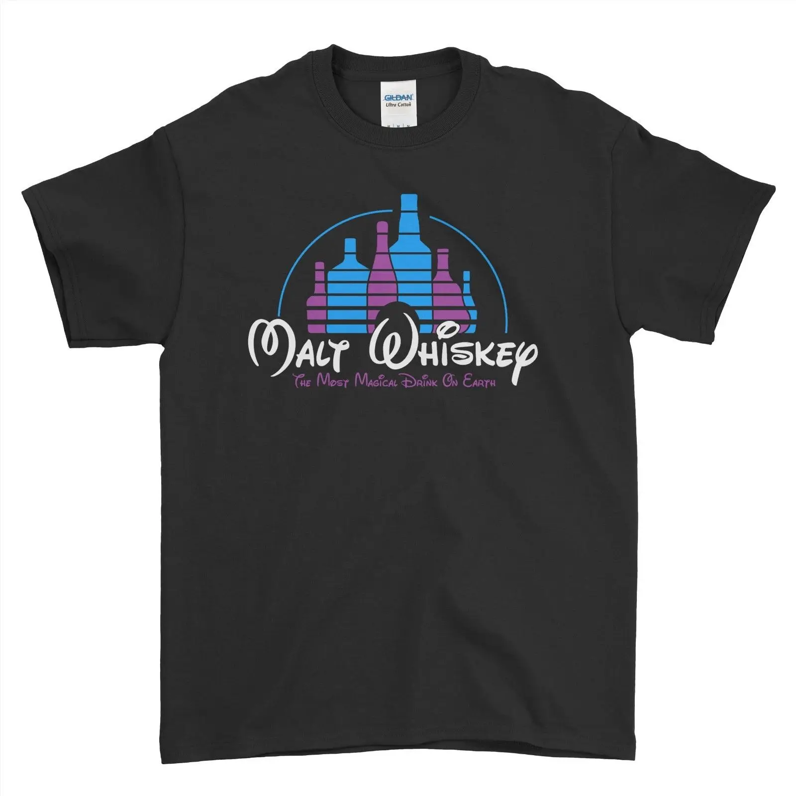Malt Whisky Most Magical Drink Castle Funny Padory Boys Men T Shirt Top Tee |