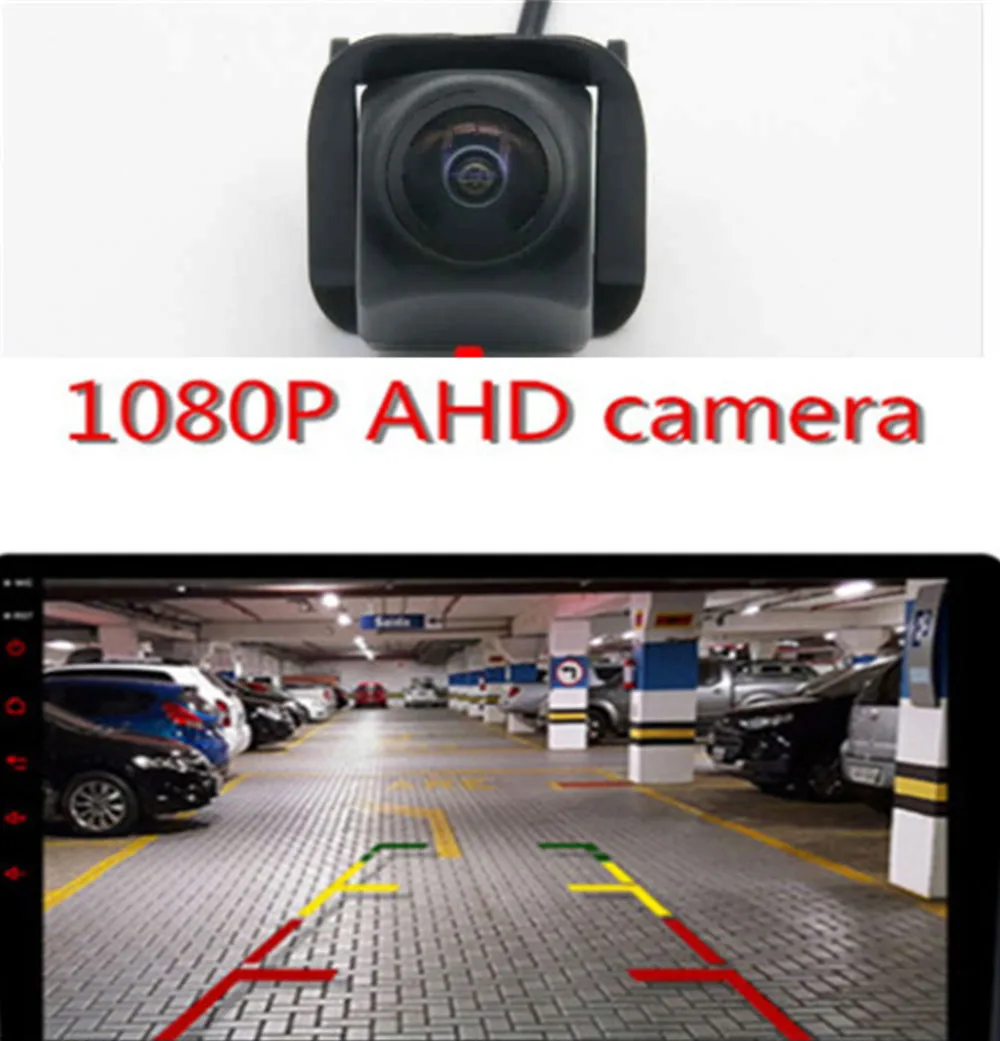 Камера заднего вида AHD 1080P с объективом рыбий глаз парковочная Автомобильная
