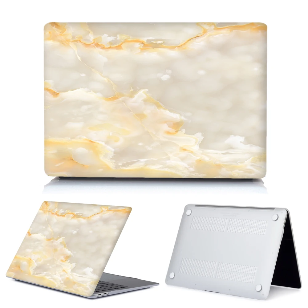 Мраморный чехол для ноутбука APPle MacBook A1932 Air 13 Pro retina 11 12 13 15 для Mac Book 15,4 13,3 Touch Bar A2159+ крышка клавиатуры - Цвет: 38
