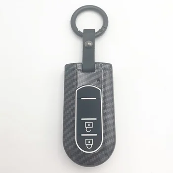 Carboni ABS portachiavi custodia protettiva per TOYOTA 2020 serbatoio Terios Rush Wigo per Daihatsu K 2/3/4 pulsanti telecomando senza chiave - Carboni ABS portachiavi custodia protettiva per TOYOTA 2020 serbatoio Terios Rush Wigo per Daihatsu K