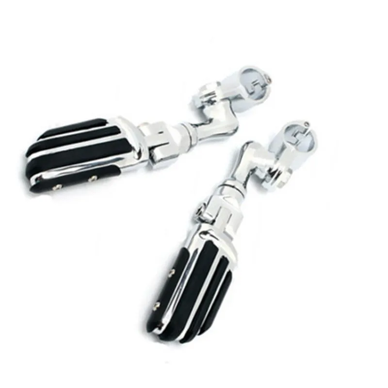 

Pair Adjustable 1'' 25mm Highway Bar Pilot Foot Peg Mount For Harley Dyna FatBoy FLHT Honda Yamaha Kawasaki Suzuki