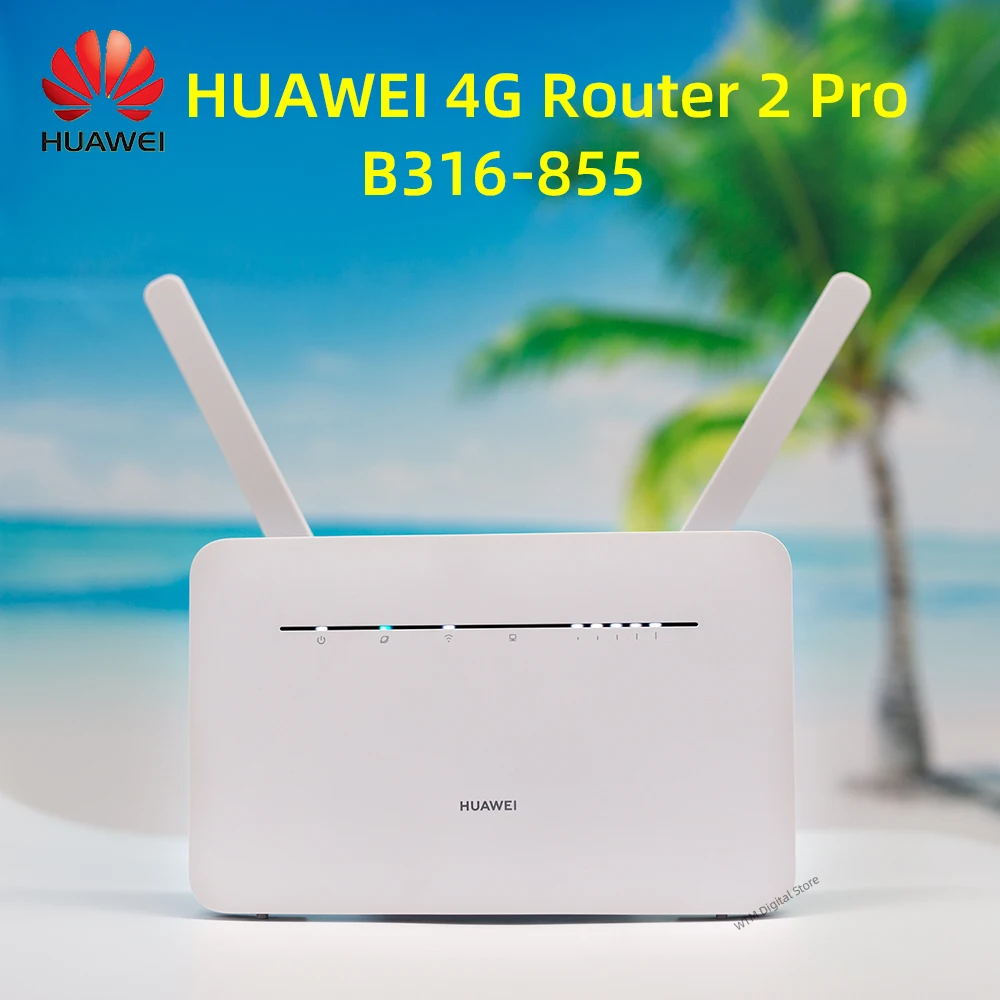 Huawei 4G Lte wifi Router B316-855 support sim card 4 Gigabit Ethernet port | Компьютеры и офис