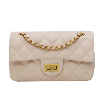 

Women Handbag 2019 New Korean Fashion Casual Plaid Chain Shoulder Messenger Bag Famous Classic Bran Designer Crossbody Bag