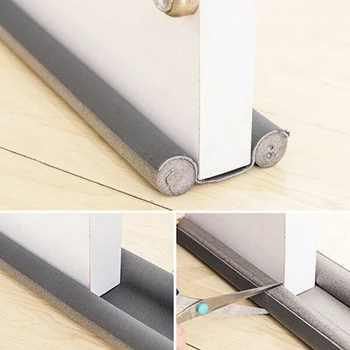 

2 Pcs Door Bottom Sealing Strips Doors and Windows Space Rubber Strip Door Seam Windproof and Door Stickers Seam