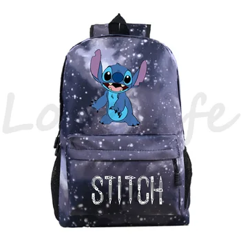 

Stitch Boys and Girls Cute Backpack School Bags Storage Laptop Backpack Teen School Bag for Boys Girls Stitch Daily Rusksack