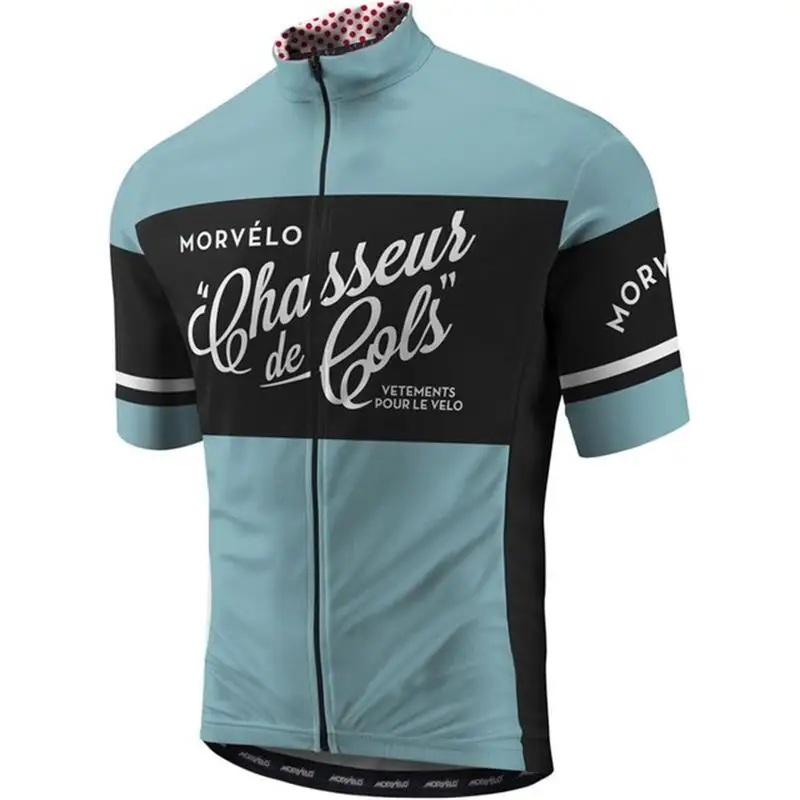 Новинка, летняя одежда для велоспорта Morvelo, комплекты одежды для велоспорта с коротким рукавом, мужские летние комплекты для велоспорта - Цвет: Jersey