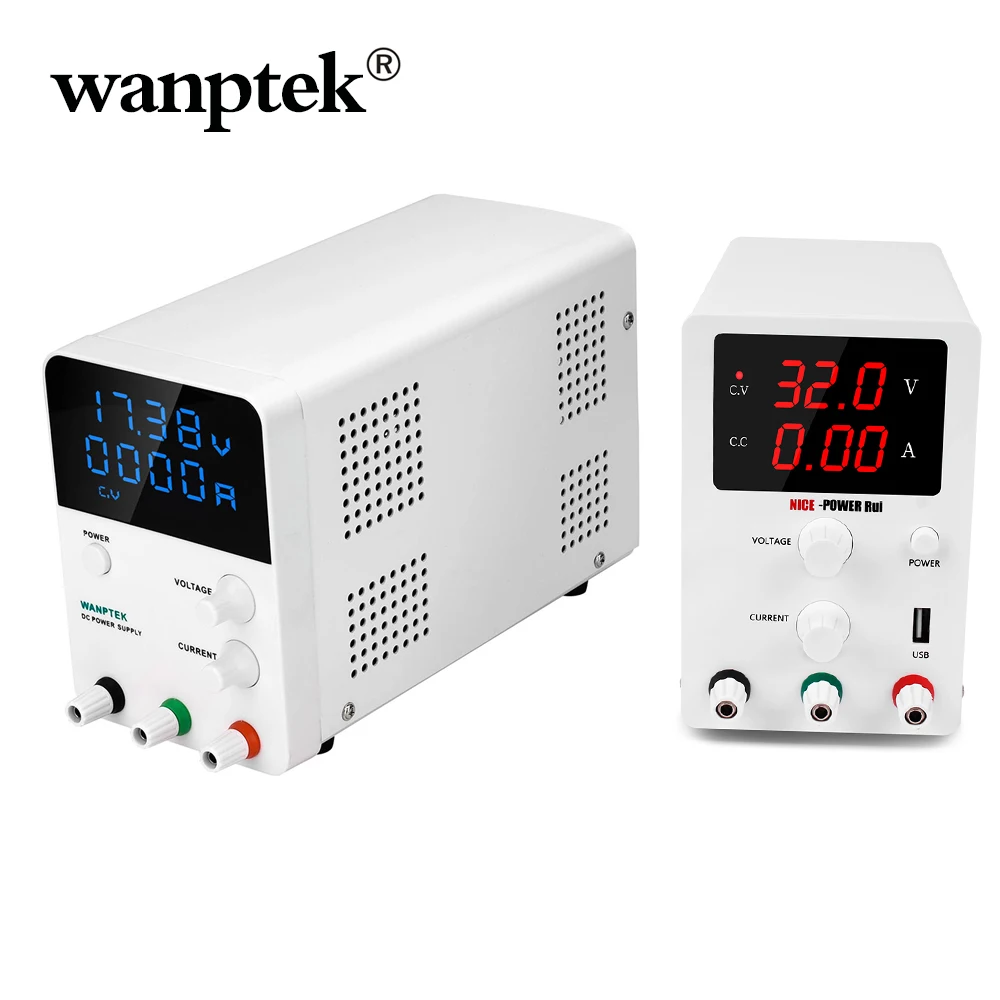 

Wanptek 60V 5A DC Power Supply Adjustable Laboratory Power Source Digital 60 V For Phone Repair With Short Circuit Protection