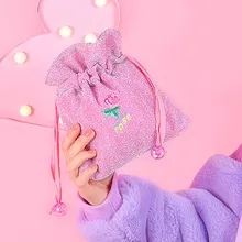 

Bentoy Rose Embroidery Drawstring Bag Travel Underwear Separate Storage Bag For Women Organizer Bag 2020