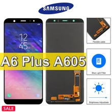 Ensemble écran tactile LCD, pour Samsung Galaxy A6 Plus 2018 A605 A605 A605F A605FN A605G=