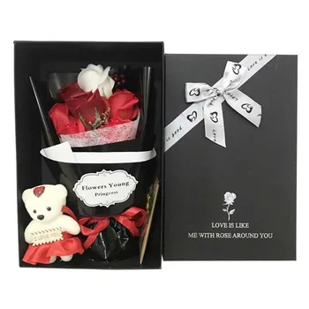 

Artificial flowers rose gift box Fake flowers Romantic Valentine's Day Mother's Day Birthday gift Wedding decor Fake flowers