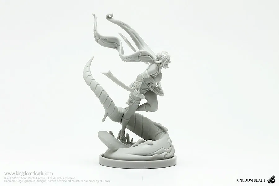 Loong Way Miniatures Kingdom Death Pinup Warrior Of The Sun 35mm