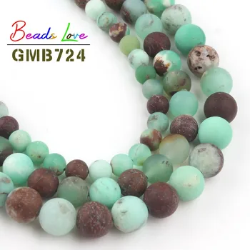 

6 8 10MM Natural Dull Polish Matte Australian Jades Stone Round Loose Beads for Bracelet Jewelry Making DIY Accessories 15 Inch