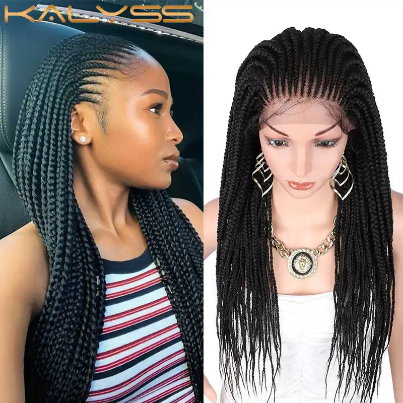 cornrow braided wigs