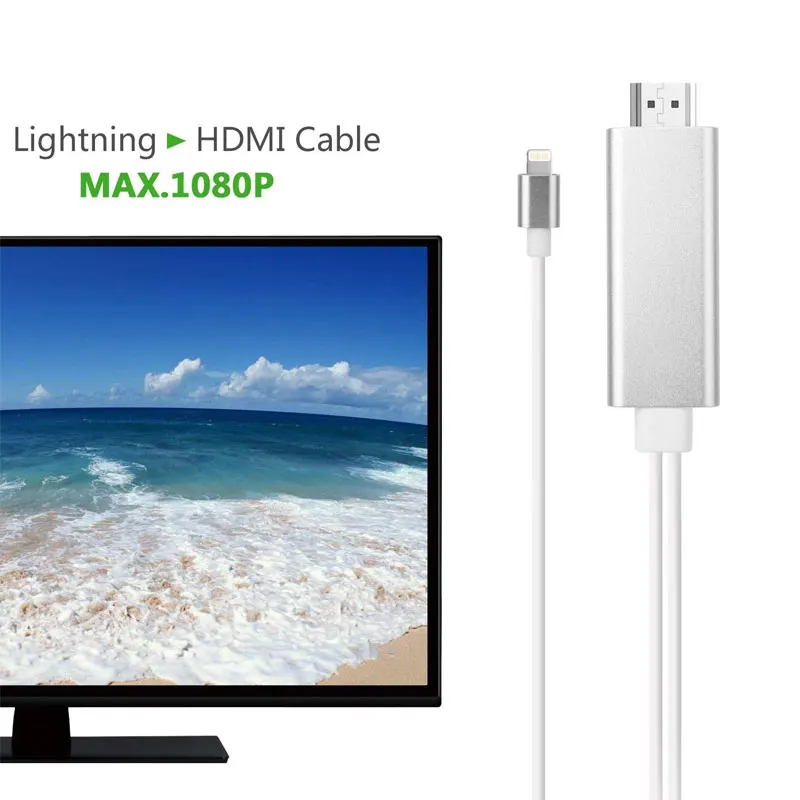 HDMI кабель для Lightning-HDMI кабель HD tv AV адаптер USB кабель 1080P для iPad Air/iPad mini 2 3 4 iPhone X 8 7 6S Plus iOS