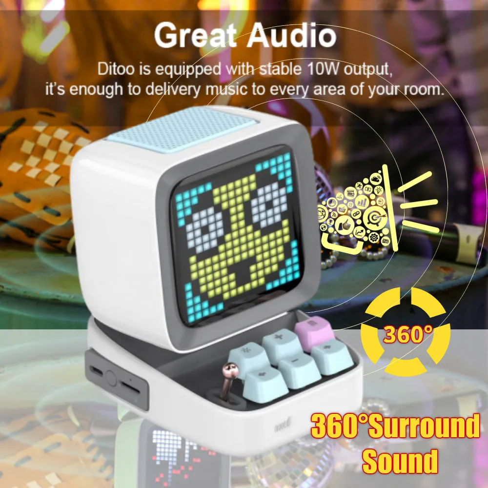 Divoom Portable Bluetooth Speaker Mini Wireless