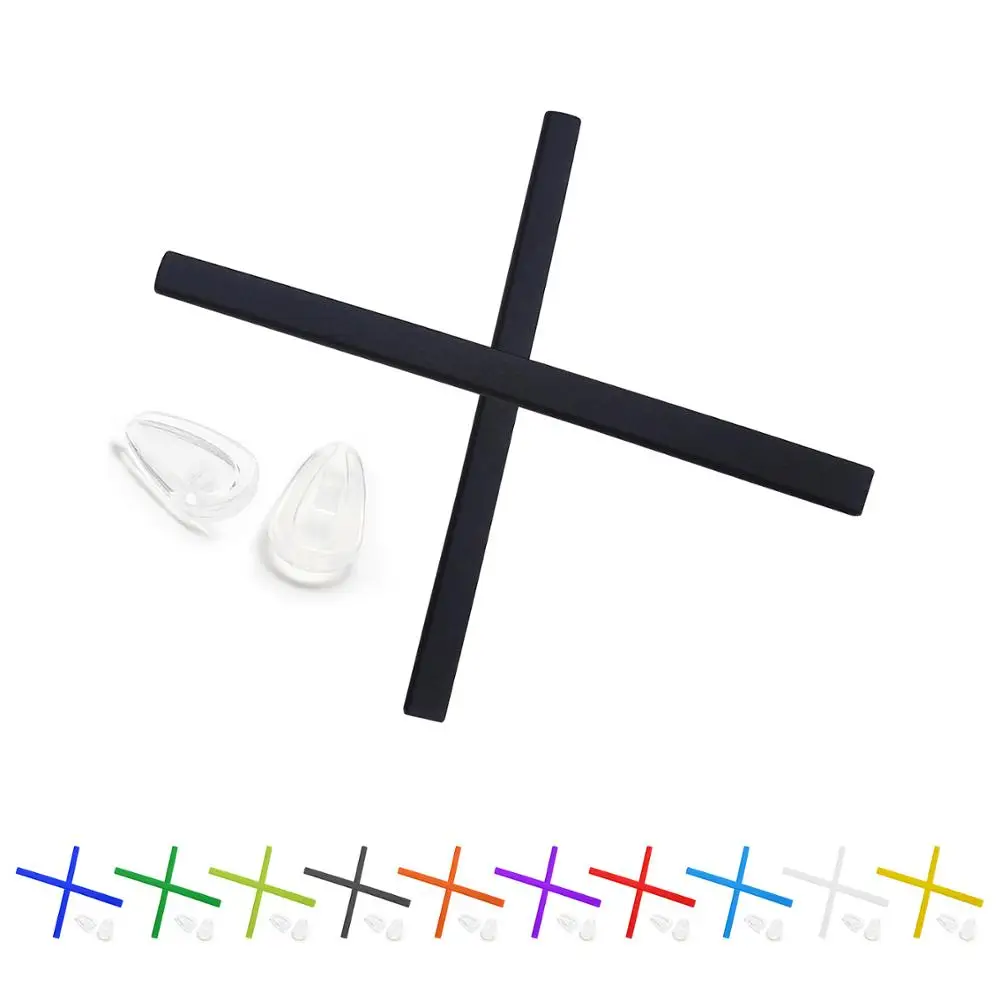 

Millerswap Rubber Kit Replacement Arm Ear Socks + Nose Pads for-Oakley Tincup OX3184 Pitchman Wheel House - Multiple Options