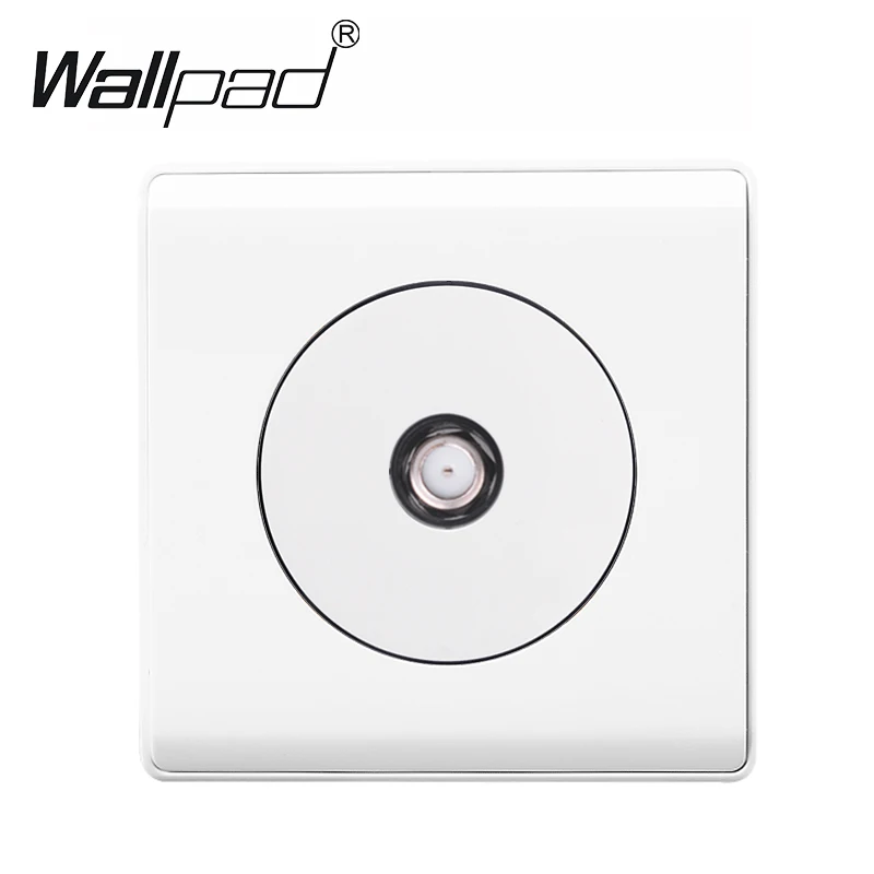 Спутниковая антенна Wallpad L6 белая стеклянная однорамная Коаксиальная розетка