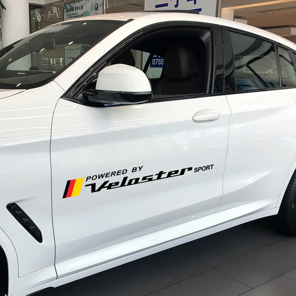 2 шт. автомобильные наклейки на дверь боковые для Hyundai Veloster отражающие