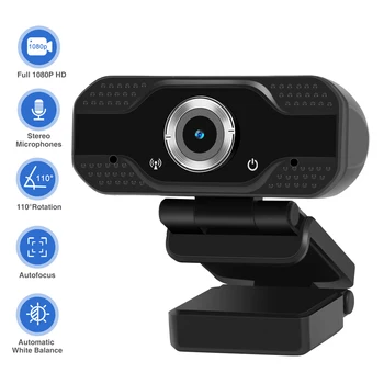 

New Hot 1080P HD Computer Webcam Camera with Microphone Web Camera for PC Laptop Conferencing