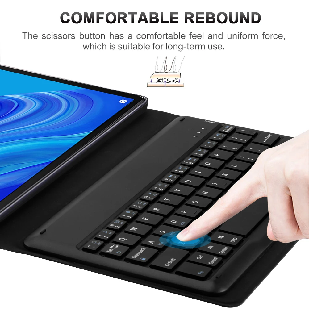 Bluetooth клавиатура для huawei MediaPad M6 10,8 планшет Магнитная испанская/США/испанская/Беспроводная клавиатура с кожаным чехол