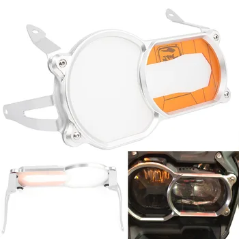 

Silver Moto Headlight Cover Guard Protector Accessories For BMW R1200GS LC 2013-2018 R1200GS LC Adv 2014-2018 R1250GS 18-19