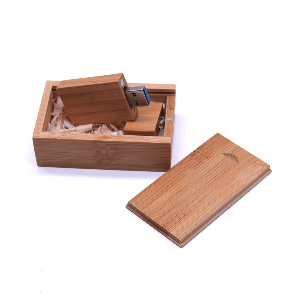 Carbonized with box Фотография клиента Логотип Деревянный Usb+ Подарочная коробка Usb флеш-накопитель Usb 3,0 деревянный флеш-накопитель 8GB 16GB 32GB для свадебных подарков - Цвет: Carbonized with box