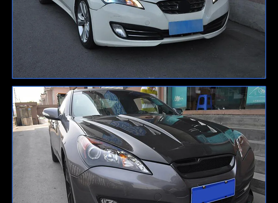 Автомобильный Стайлинг для Hyundai Genesis Coupe фары rohans Светодиодный фонарь H7 D2H Hid вариант Angel Eye биксеноновые фары