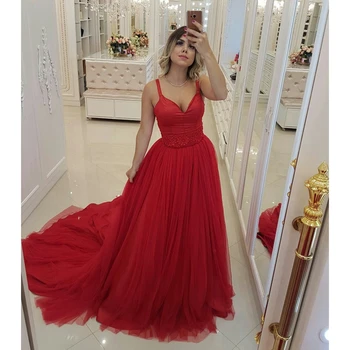 

Millusion Beading Evening Dresse Formal Party Gown Vestido noiva Sereia Sleeves A-Line Long Prom Party Robe de Soiree