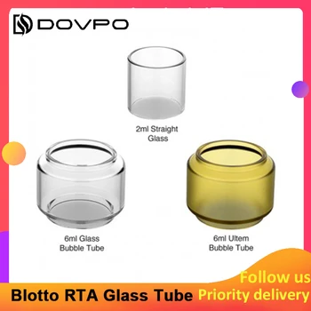 

High Quality 3pcs nice pure Replacement Glass Tube for DOVPO BLOTTO RTA 6ml/2ml