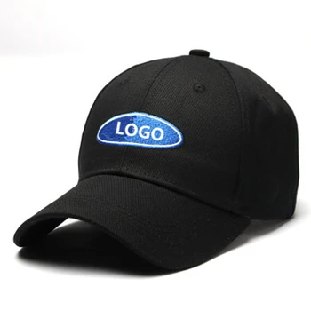 

1PCS Car Logo Racing Baseball Cap For Ford 3D Embroidery Adjustable Baseball Cap Cotton Outdoor Sunhat Car Accessories