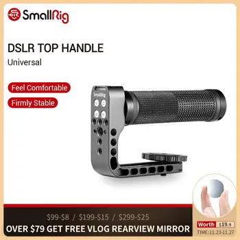 

SmallRig Dslr Top Handle Camera Top Handgrip Long Lens Carry Cage Handle Grip Quick Release Camera Cage Mounting Handle-1701