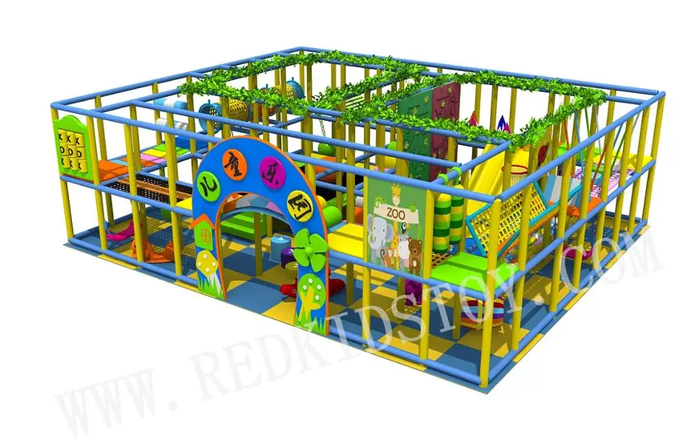 

Safety Raw Material Custom-made Soft Indoor Playground for Children HZ-9721
