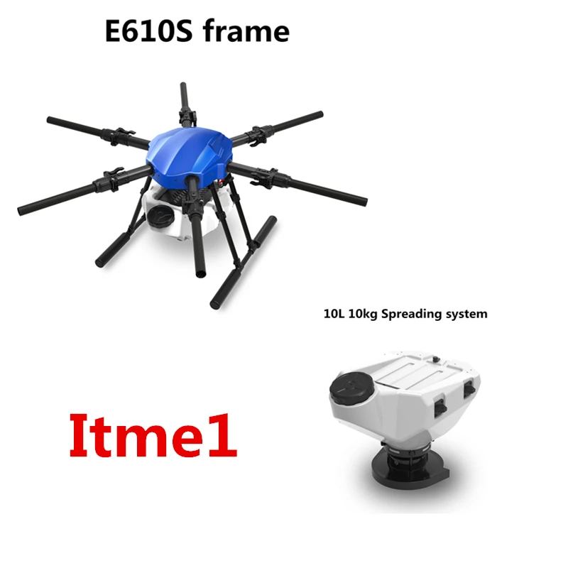 EFT 10L сеялка drone E610S углеродное волокно складная рама 1401 мм Колесная база с системой питания X6 - Цвет: Item1