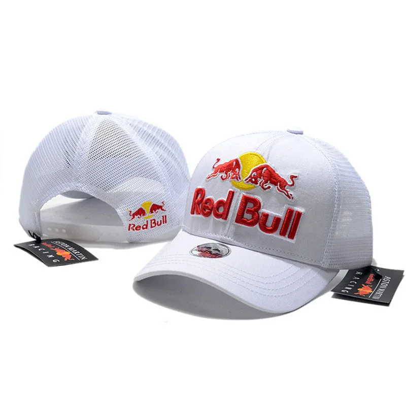 RED BULL Fashion Trucker Cap Men Women Cap Adjustable Outdoors Sports Motor Hat Racing Baseball Cap