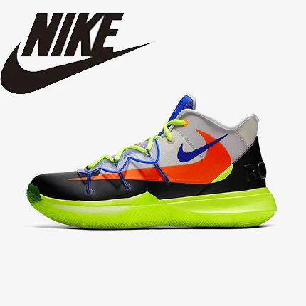 NIKE KYRIE 5 EP оригинальные мужские баскетбольные кроссовки легкие дышащие, для активного отдыха и спорта кроссовки Новое поступление # AO2919