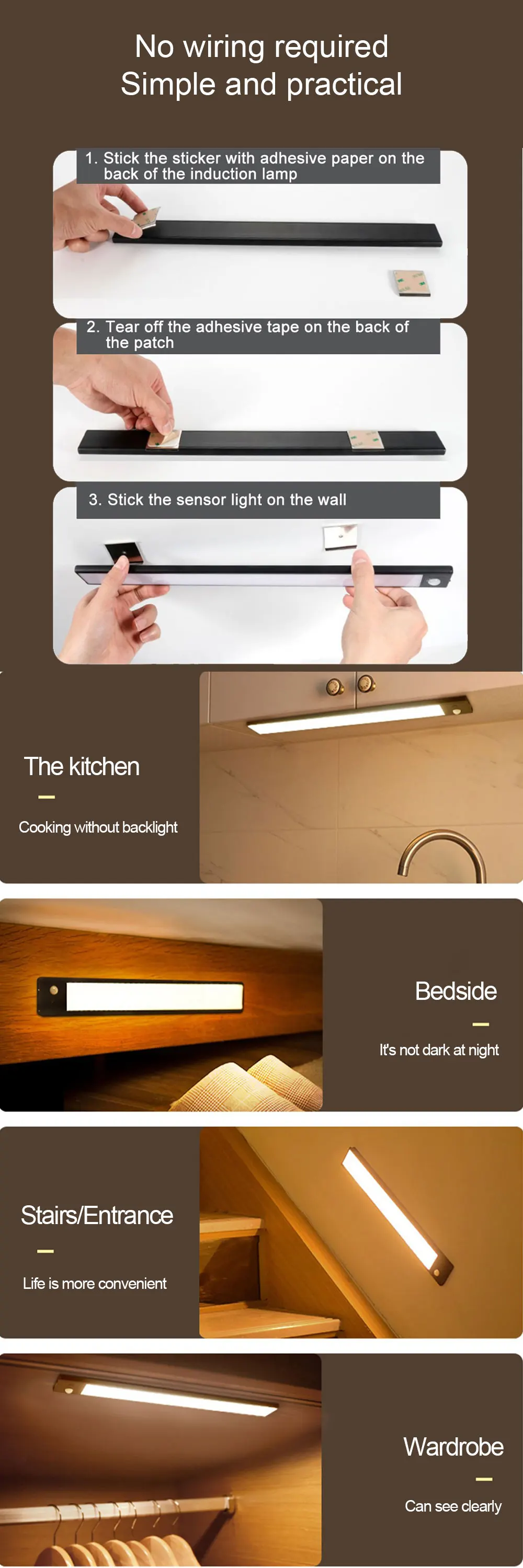 mi motion activated night light 2 Cabinet Light LED Night Light Ultra-Thin PIR Motion Sensor Closet Light USB Charging Kitchen Bedroom Smart Lighting Reading Lamp night lamp