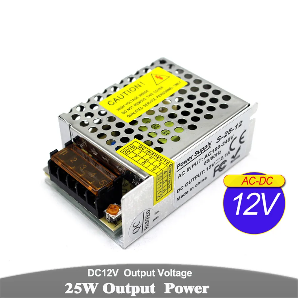 Power Supply DC 5V 12V 24V 25W 100W 150W 200W 250W 300W 350W LED Driver Lighting Transformer AC-DC SMPS For LED Strip Ligjt cctv
