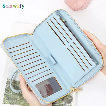 

Challen Women Long Clutch Wallet Large Capacity Wallets Female Purse Lady Purse Phone Coin Pocket Card Holder