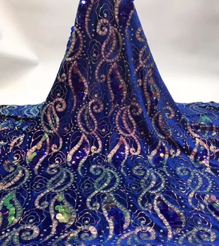 

Latest High Quality African Tulle Lace Velvet Lace Fabric Nigerian Net Lace Fabric French Mesh Lace Fabrics for Dress
