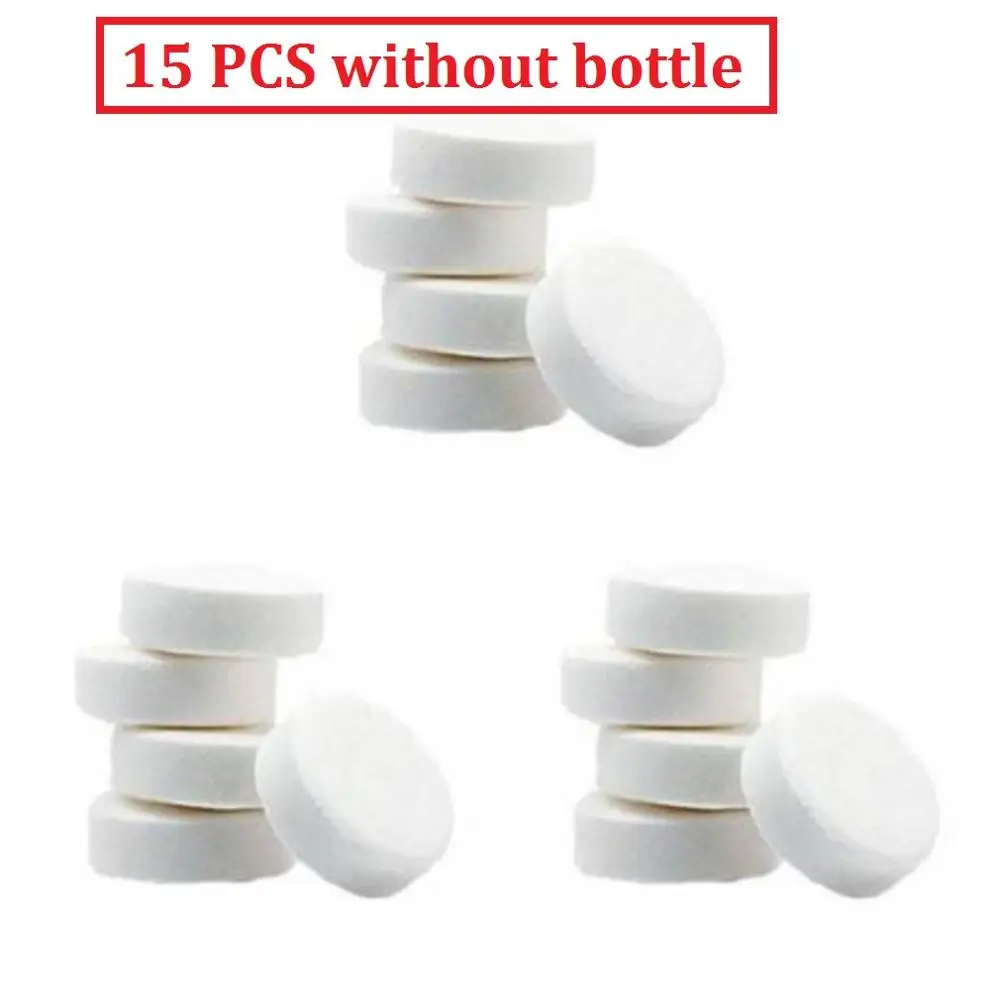 15pcs without bottle Дропшиппинг уход за лицом Многофункциональный Effervescent Спрей очиститель набор без бутылки домашняя Чистка Effervescent Спрей очиститель - Тип аромата: 15pcs without bottle