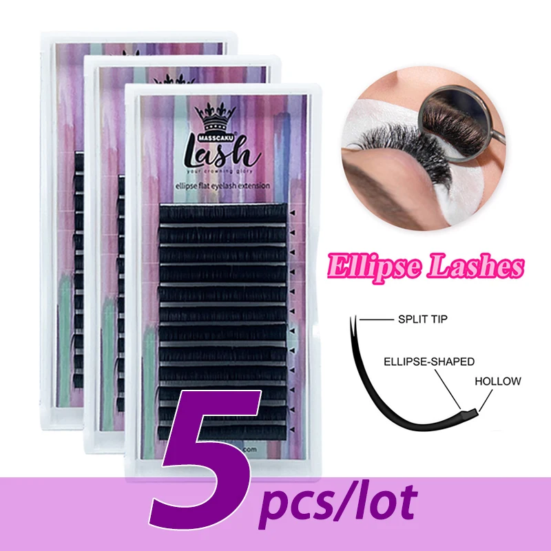 

5pcs/lot Free Sample Soft Matte Black C/D curl 0.15mm 0.20mm eyelash extensions with Private Label Tray for Makeup and Salon