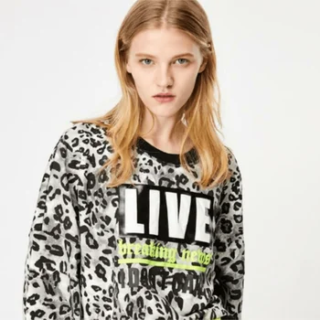 

Women's jacket autumn new style loose letter printing casual thin women's round neck Harajuku fashion streetwear