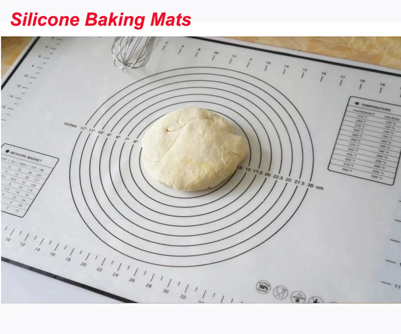 Большой силиконовый кондитерский коврик Экстра толстый антипригарный коврик для выпечки с измерением помадки коврик Силикагель Инструменты для выпечки аксессуары