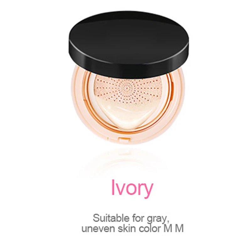 Ivory white BB Подушка крем длительное увлажнение осветляет кожу лица консилер для женщин BV789 - Цвет: Ivory white