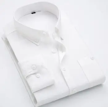 

New Autumn and winter shirt em8 male long-sleeved youth work casual dress clothes professional wear white slim shirt AM121-11