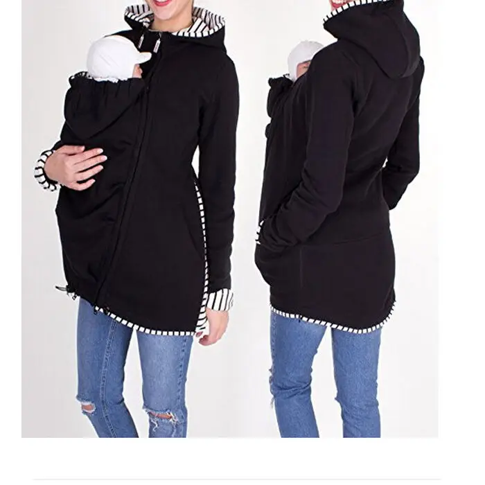 

Meternity Hoodies Kangaroo Winter Hooded Coat for Pregnant Women Baby Carrier Jacket Outerwear Coat Maternity Thicken Plus Size