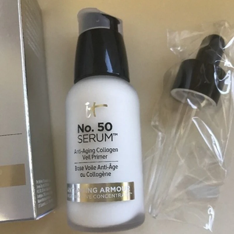 It Cosmetics Makeup Primer Anti-aging Collagen Veil Cream Moisturizing Hydration Oil-Control Eyes Skin Care Make Up Base